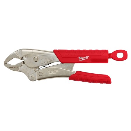 Milwaukee Tool 10 in. Curved Jaw Locking Pliers With Maxbite And Durable Grip 48-22-3710